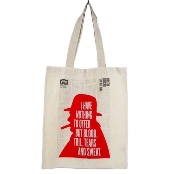 SET OF 2 CANVAS CHURCHILL & MUSEUM TOTES - Picture 7 of 16